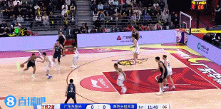 DB真人旗舰先声夺人！胡明轩和杜润旺相继三分穿针 广东开局6-0领先